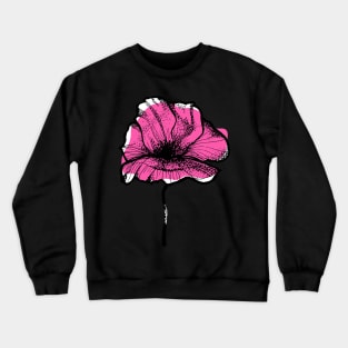 Pink poppy Crewneck Sweatshirt